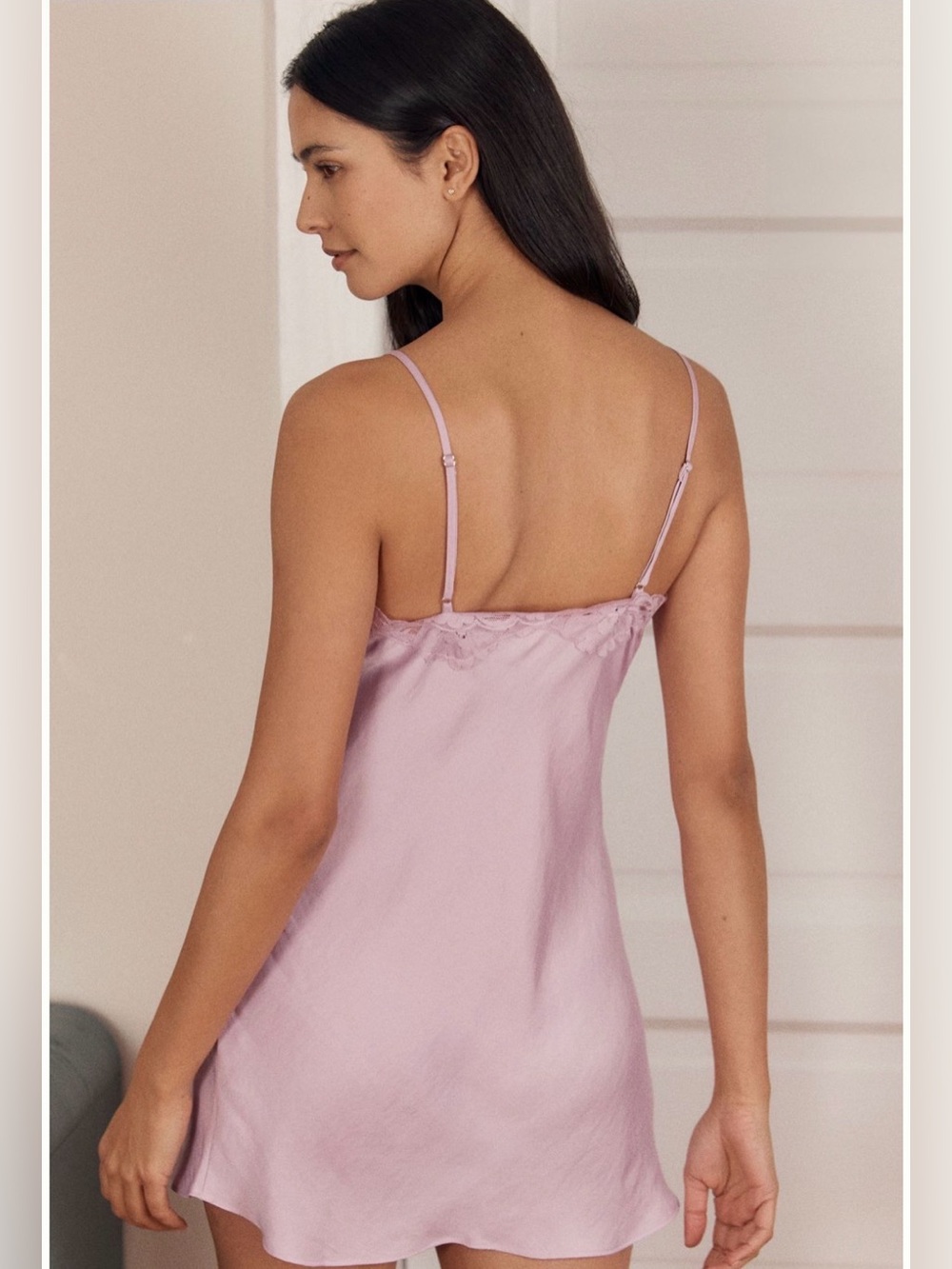 Lyrebird Silky Lace Fly Away Cami - lilac- sz small - NWT - Picture 4 of 12
